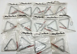 D(0408x8)未使用 含む Rhythm Tech トライアングル リズムテック Triangle 楽器 打楽器 音楽 まとめ 10点以上 ★長期保管品