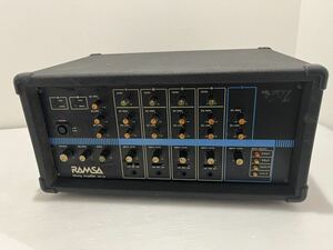 D(0516x11) Matsushita Communication Industrial mixing amplifier National WR-20 sound equipment RAMSA * electrification only OK * commodity explanation obligatory reading 