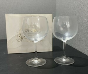 D(0315x6) ワイングラス ペアグラス ブルゴーニュ ワイン グラス ガラス TOYOTA Wine taste Collection 1998 洋食器