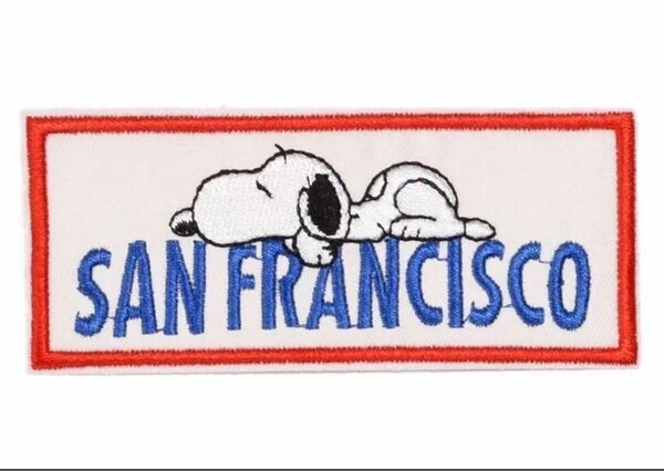 SNOOPY サンフランシスコ スヌーピー アイロンワッペン　刺繍ワッペン