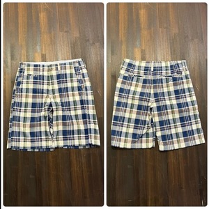 メンズ パンツ AMERICAN EAGLE OUTFITTERS アメリカンイーグル ハーフ ショート ショーツ チェック 小さい FF029 / W28 全国一律送料520円