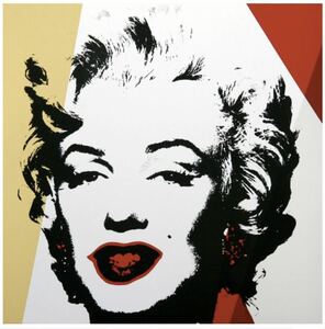 激レア!!! アンディ・ウォーホル Warhol「Golden Marilyn」真作 シルクスクリーン サンデーモーニング版 