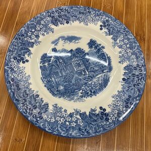 【E/H8072】WEDGWOOD Queen's Ware ウェッジウッド 皿 中皿 ⑤