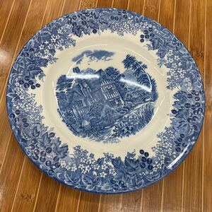【E/H8072】WEDGWOOD Queen's Ware ウェッジウッド 皿 中皿 ⑧