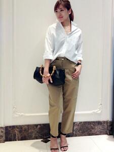 BOYFRIEND　SHIRT 　Deuxieme Classe ドゥーズィエムクラス 白