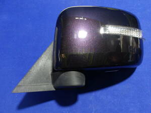 [C] Suzuki Palette MK21S original left door mirror electric storage 7P Turn attaching black /ZED