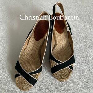 Christian Louboutin エスパドリーユ サンダル