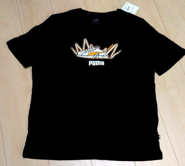 PUMA　半袖Tシャツ　Ｌ　 ブラック