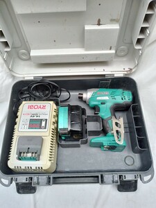 リョービ　14.4V BID-1417 インパクトドライバー　充電器BC-1400L 電池パックB-1430L　ケース　動作確認済みです