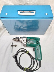  Hitachi Koki 15mm DW15Y super drill 100V 350W electric drill use item. exclusive use zipper steering wheel case operation verification ending. 