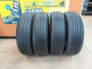 ☆送料無料 出光 ゼリオズ ヨコハマ 175/70R14 ラジアル タイヤ 14インチ 4本 2022年製造 中古 idemitsu ZERIOUS☆