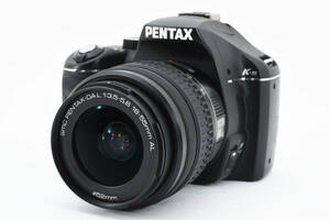 【大人気】 PENTAX ペンタックス K-m レンズキット デジタル一眼カメラ ブラック 黒 初心者 #1575