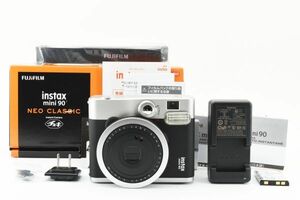 【箱付き】 FUJIFILM 富士フイルム instax mini 90 富士フィルム ネオクラシック インスタントカメラ チェキ #1302