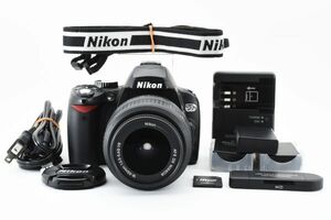 【カード付き！大人気】 Nikon ニコン D60 レンズキット デジタル一眼カメラ 18-55mm 付属品多数！ #1362