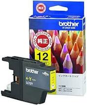 ブラザー工業 【brother純正】インクカートリッジイエロー LC12Y 対応型番:MFC-J6710CDW、MFC-J710D_画像1