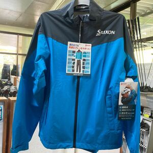 ★新品未使用品SRIXON プロモデルレインウェア Mサイズ　ブルー　お買い得！定価25,300円！