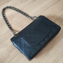 1円スタート 正規品 シャネル CHANEL チェーンショルダーバッグ マトラッセ ラムスキン ダブルフラップ Wフラップ 25_画像5