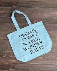 DREAMS COME TRUE WONDERLAND 2023 DWL2023×KEITAMARUYAMA TOTE BAG (SAXE BLUE×BLACK) ケイタマルヤマ トートバッグ