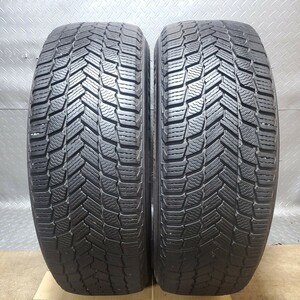 【お買い得商品】MICHELIN ミシュラン X-ICE SNOW SUV エックスアイス 235/60R18 107T 22年製 スタッドレスタイヤ2本 残溝7.2ミリ E22