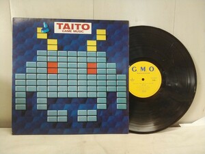 激レア!!　見本盤 TAITO GAME MUSIC LP【 影の伝説・スペースインベーダー・エレベーターアクション・黄金の城 など 】傷 ヨレあり 希少!!