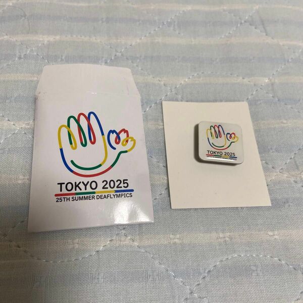 東京デフリンピック　2025 マグネットピンバッジ