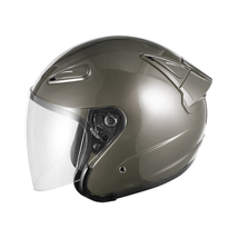 バイクヘルメット SG規格適合 Lサイズ PSCマーク付 エアロフォルムジェットヘルメット ガンメタ バイク ヘルメット エアロ_画像5