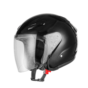 エアロフォルム ジェットヘルメット ブラック Lサイズ バイクパーツセンター
