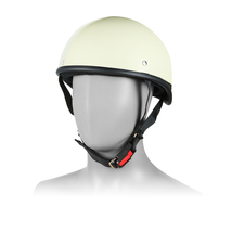 バイク用ヘルメット ダックテール アイボリー 半ヘル 新品 SG規格・PSCマーク取得 バイクパーツセンター_画像4
