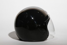ヘルメット ジェット ブラック SG規格 PSCマーク取得 ワンタッチホルダー バイクパーツセンター_画像3