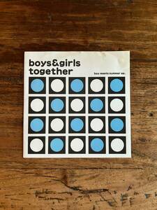 [代理出品]Boys & Girls Together「boy meets summer ep」7inch ネオアコ ギターポップ インディーポップ 渋谷系 フリッパーズギター