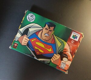 # super ultra rare * accessory equipping # North America version Superman Nintendo 64 N64 game soft retro game rare goods Nintendo64 1 jpy start 