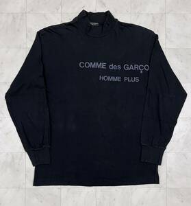 COMME des GARCONS HOMME PLUS Comme des Garcons Homme pryus[PT-040140 AD1996] flocky Logo принт длинный рукав cut and sewn 