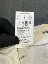 【美品】VISVIM WMV ビズビム ダブリューエムブイ【0317205008007 HW PLEATED WIDE PANTS W】プリーツ ワイド パンツサイズ：1グレー_画像8