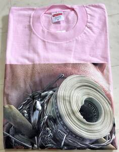 【新品】Supreme シュプリーム【Braces Tee PINK】22AW ブレース Tシャツ Mサイズ ピンク