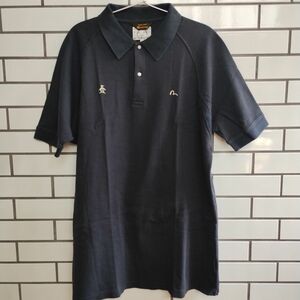 EVISU／エヴィス　マンシングウェア　ポロシャツ　コラボ商品　サイズＸＬ ブラック