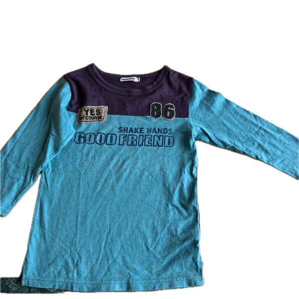 べべ BeBe 140 Tシャツ 七分袖 ボーイズ 美品