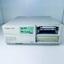 98-95 NEC PC-9821Xc200 S7B3 HDD欠 Pentium with MMX 640+96256 FDDよりMS-DOS6.20起動確認しました_画像1