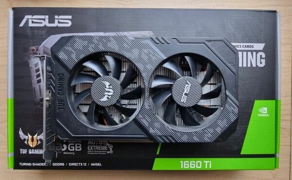 ASUS TUF Gaming GeForce GTX 1660 Ti TUF-GTX1660TI-T6G-EVO-GAMING