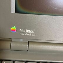 中古　アンティーク　部品取り　Apple　Macintosh PowerBook　100 動作未確認　保管品_画像2