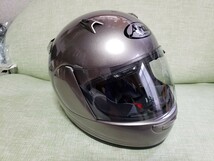 Arai アライ フルフェイスヘルメット ARAI ヘルメット QUANTUM-J グレー 美品　使用一回のみ_画像2