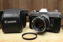 ★【中古 動作未確認品】Canon キヤノン フィルム一眼レフカメラ FTb QL ボディ/レンズ FD 50mm F1.8【Y4051001】★_画像1