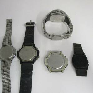 ☆【中古 ジャンク扱い】CASIO カシオ 腕時計 5本セット  【S4042403】☆の画像7