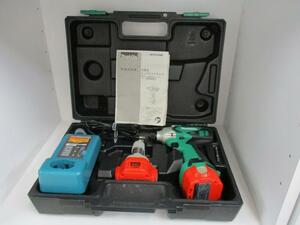 ☆中古品 makita マキタ 充電式インパクトドライバー M694DWX バッテリー2個付き 回転動作確認済み【S3102510】☆