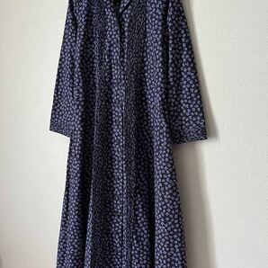 ☆美品☆ INGEBORG インゲボルグ タイプライターVioret pt.タックワンピース ネイビー 3（9号）の画像4