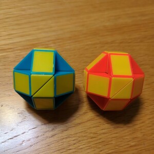 【新品未使用】非売品 スネークキューブ くねくねパズル マジックステーク 2種セット ルービックキューブ 知育玩具 スネークパズル