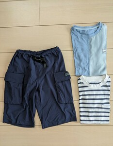 THE SHOP TK магазин чай ke- world WORLD ребенок одежда мужчина Junior мужчина . комплект шорты рабочие брюки короткий рукав футболка 150