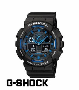 CASIO カシオ G-SHOCK ジーショック デジアナ ブラック GA-100-1A2 逆輸入品 