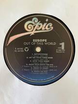 【LP】【'88 US Original】EUROPE / OUT OF THIS WORLD_画像5