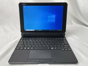 ★1円～スタート！富士通 ARROWS Tab Q5010/CB ◆Intel Celeron N4000 @ 1.10GHz ◆メモリ4GB/eMMC64GB ※Windows 10【ジャンク品】946