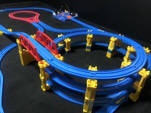  Plarail large amount including in a package un- possible layout 3 step loop sound .... station .U Turn .. rail popular ... rail set 